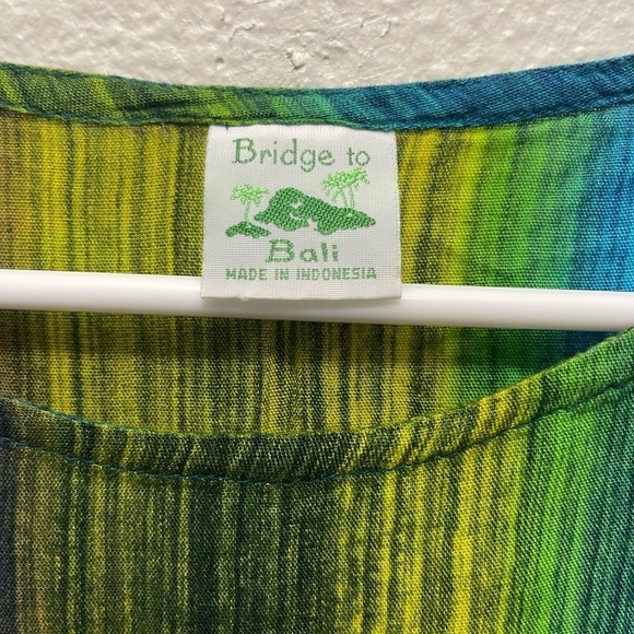 Bridge to Bali top poncho multicolored - Picture 3 of 6